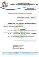 DECRETO DA PRESIDÊNCIA Nº 24 DE 18 DE JULHO DE 2025