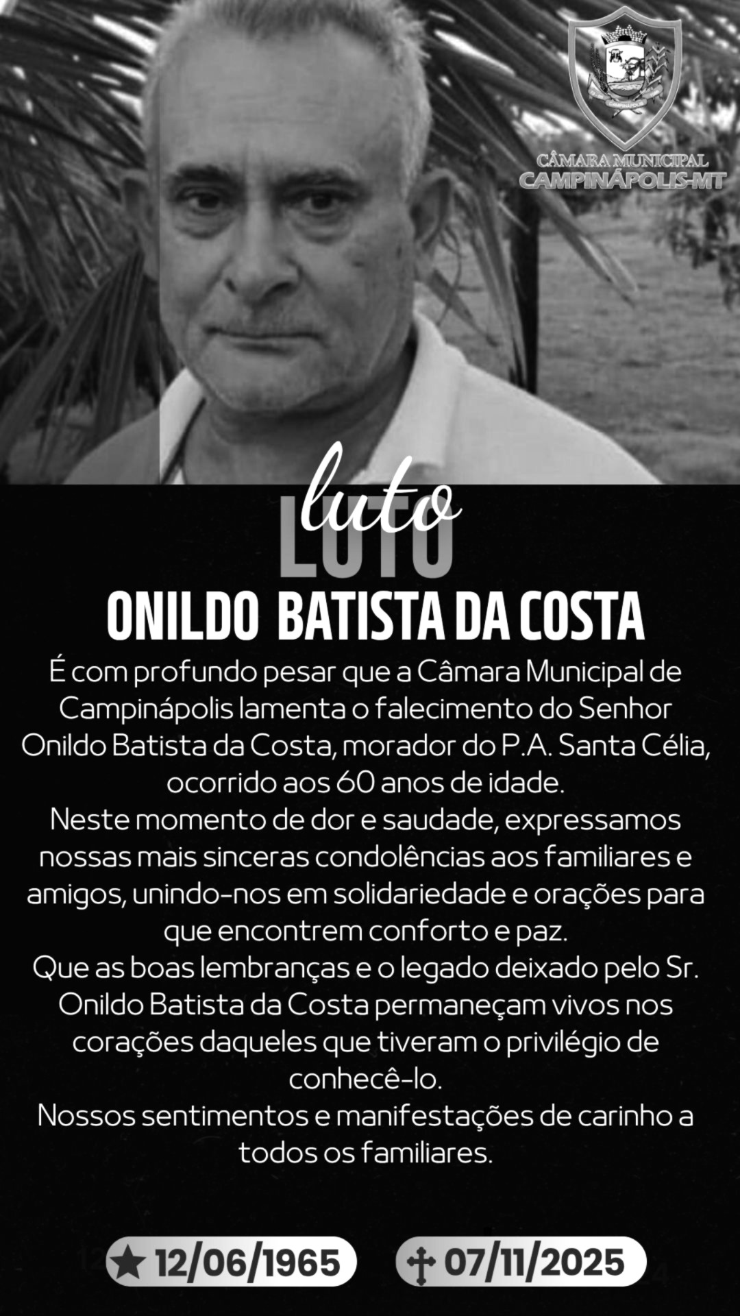 DECRETO DA PRESIDÊNCIA Nº 36 07 DE NOVEMBRO DE 2025