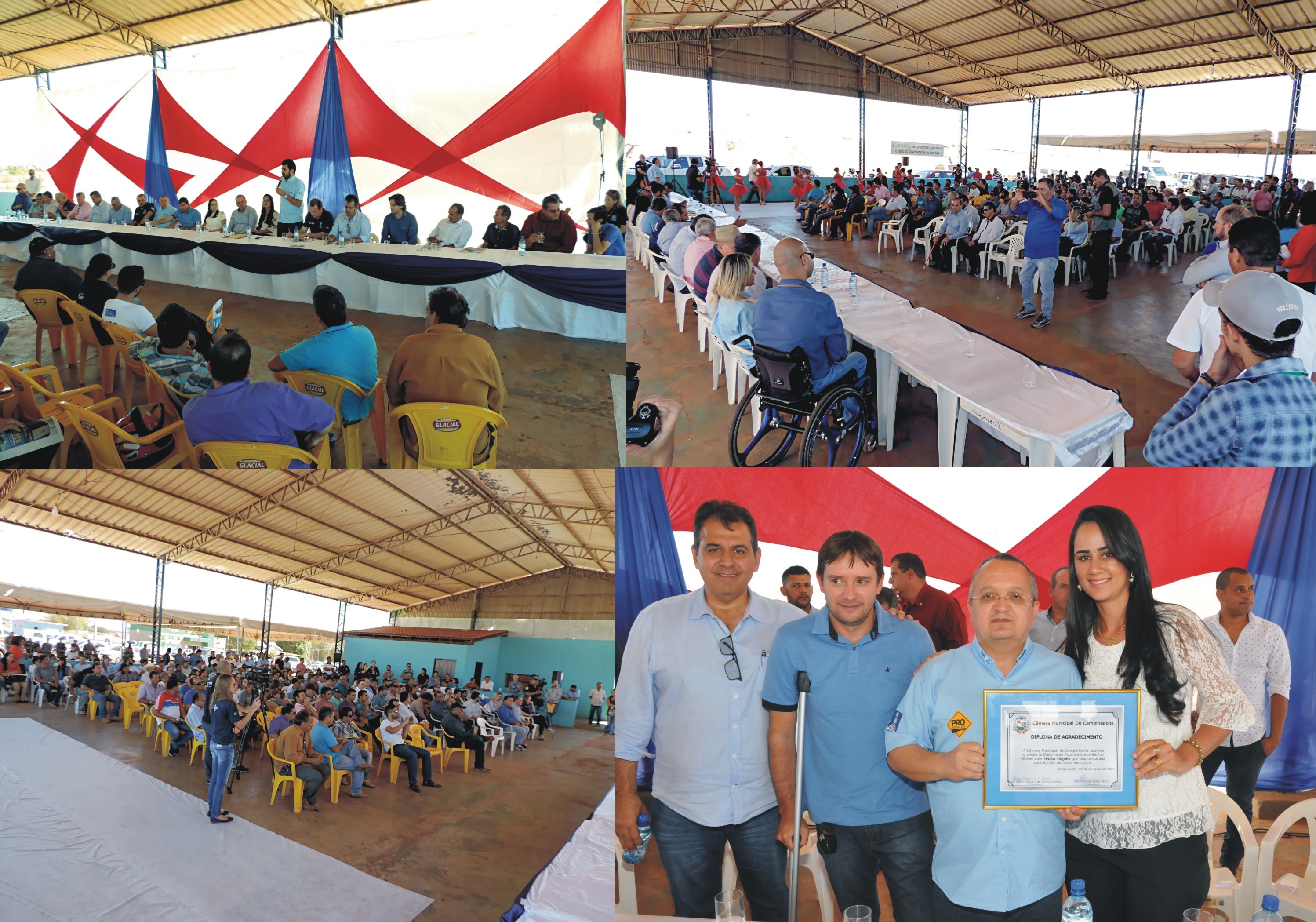 O Governador PEDRO TAQUES  visita Campinápolis com a Caravana da Tranformação. 